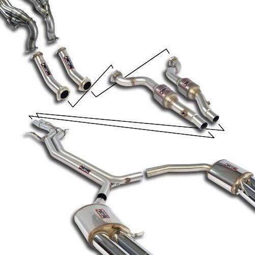 2013 Audi S4 Exhaust | Dual Outlet Cat-Back System for 3.0T Supercharged
