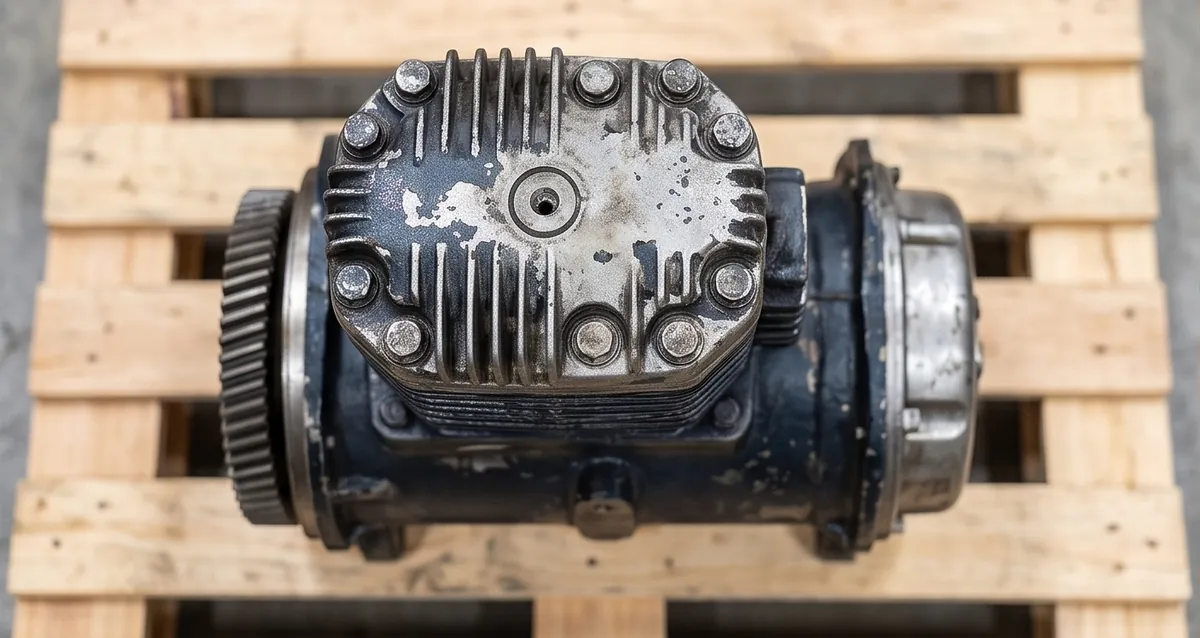Cummins N14 Air Compressor for Sale | OEM Used Engine-Driven Wabco / Bendix Reciprocating Air Compressor for Class 8 Trucks - Image 3